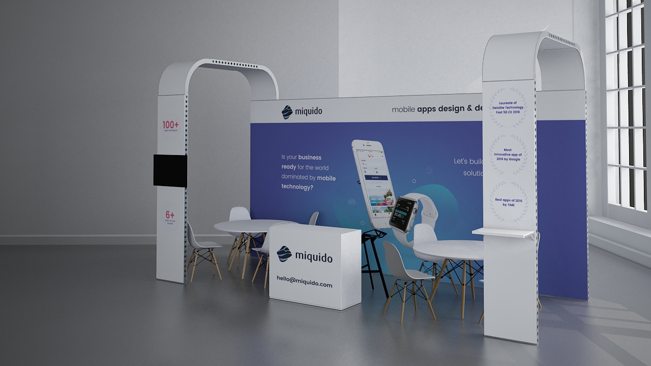 Marketive - stoisko targowe