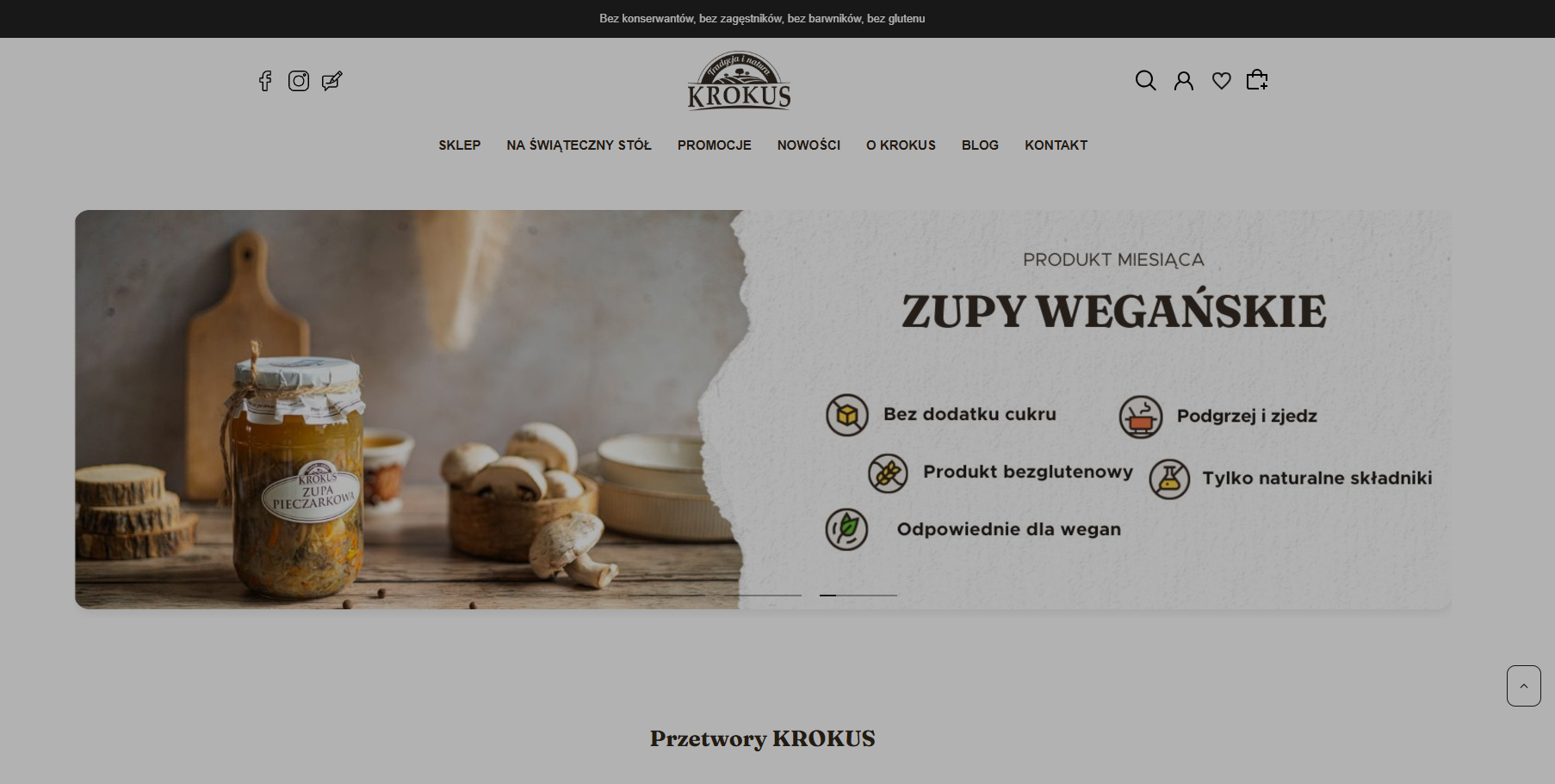 Strona Przetwory com Krokus